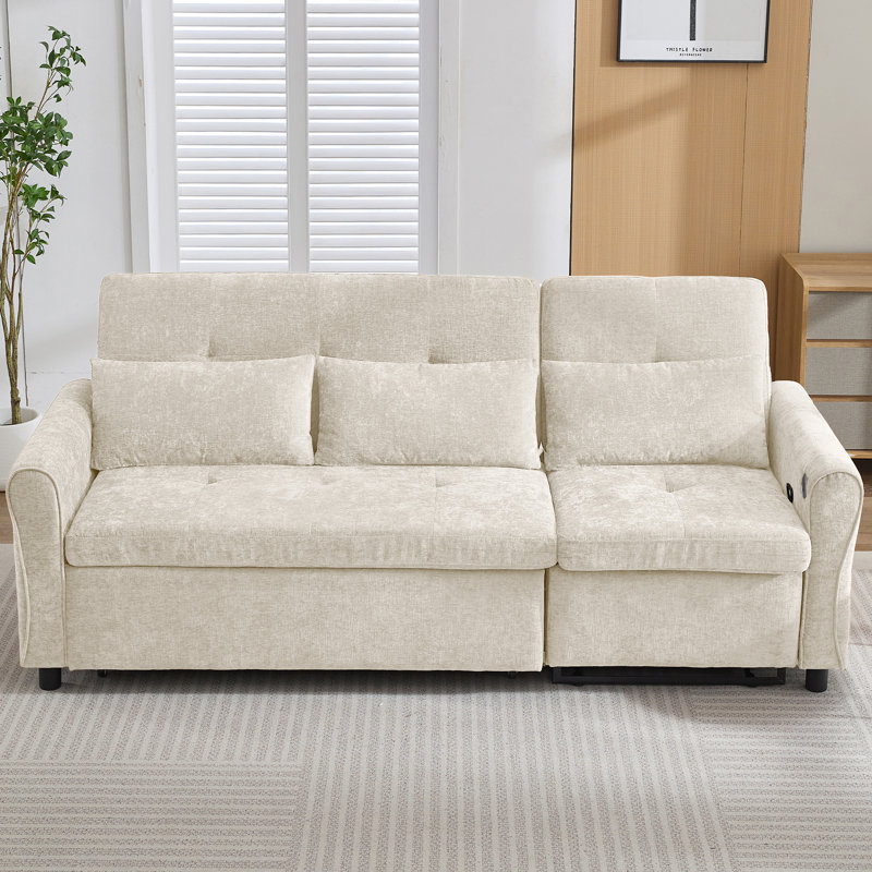 Canapé innovant 2 en 1 avec canapé-lit, fauteuil inclinable réversible et dossier réglable pour des espaces de vie multifonctionnels