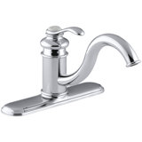 Fairfax Three-Hole Kitchen Sink Faucet with 9" Spout