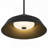 14" Diameter Integrated LED Black Pendant-1555309154