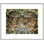 «Last Judgement from the Sistine Chapel» par Michelangelo Buonarroti, impression giclée encadrée