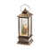 1 Warm White LED Snow Lantern Santa Scene Lamp