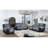 ALICIA GREY/BLACK RECLINER