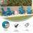 Ayleah Commercial All-Weather Adirondack Chairs with Cupholders-277921742