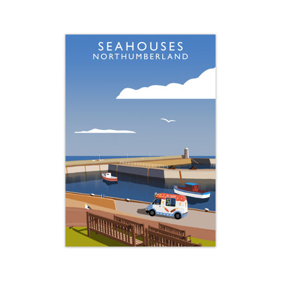Seahouses Northumberland by Richard O'Neill - Print
