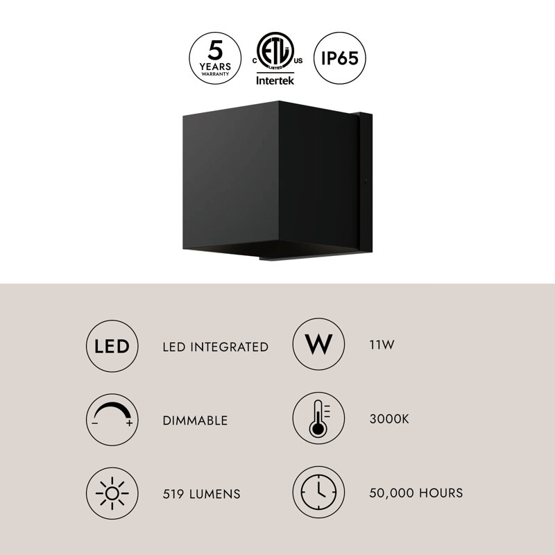 Rene Aluminum LED Wall Light