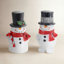 2-Piece Winter Snowman Figurine Set