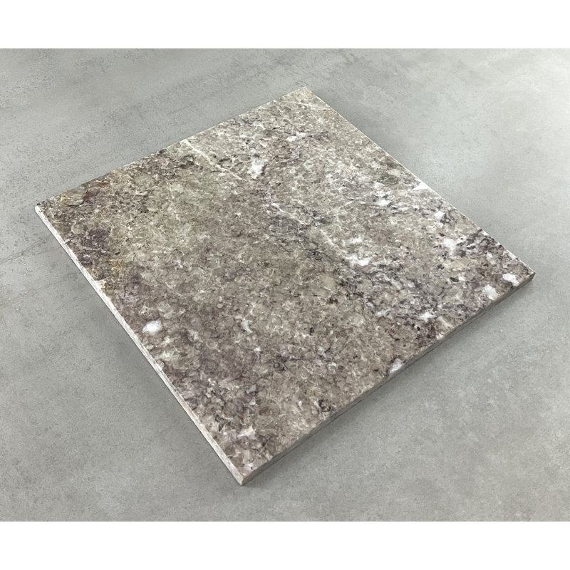 12" x 12" Ice Flower Polished marble wall and floor tile