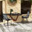 360 Swivel Bar Stools With , High Mesh Fabric, Steel Frame For Patio, Balcony, Poolside, Backyard, Grey  Pair Of Outdoor Dining Chairs Mesh, Gray   2