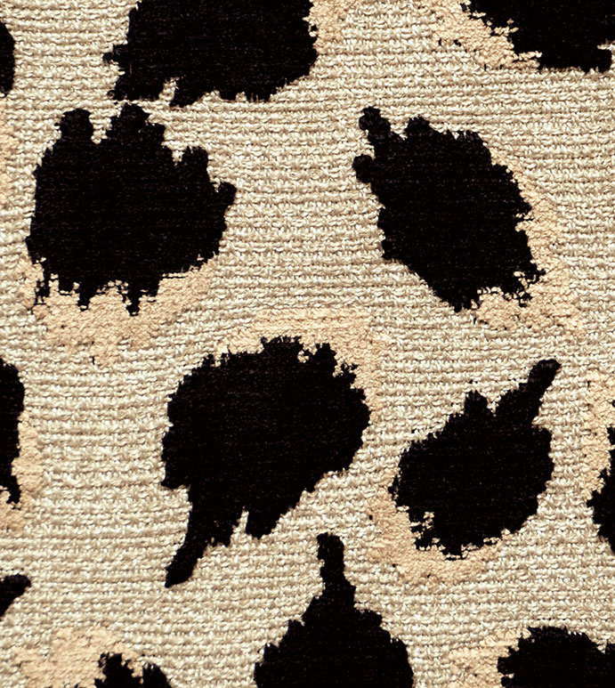 Ocelot Black Fabric