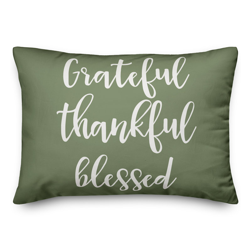  Coussin lombaire béni Grateful, Vert