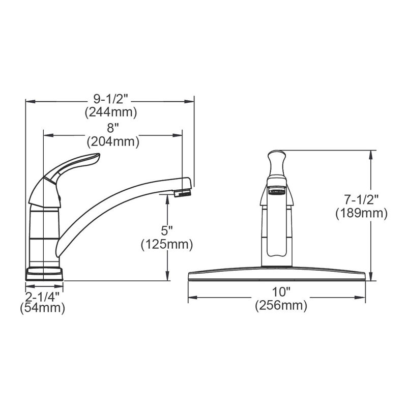 Everyday Single Handle Pull Down Kitchen Faucet