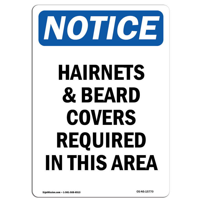 Enseigne de barbe requise