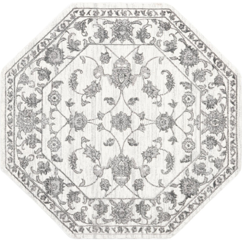 Emmersen Oriental Indoor Rug, Octagon 5'3"