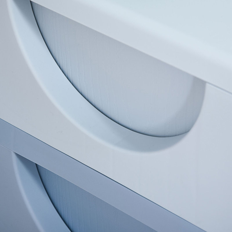 Commode à 3 niveaux, commode à tiroirs, rangement pour jouets, armoire d'appoint, Bleu