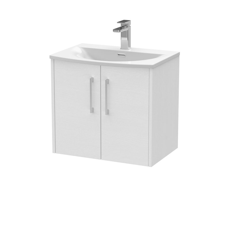 Juno Single Vanity, White Ash