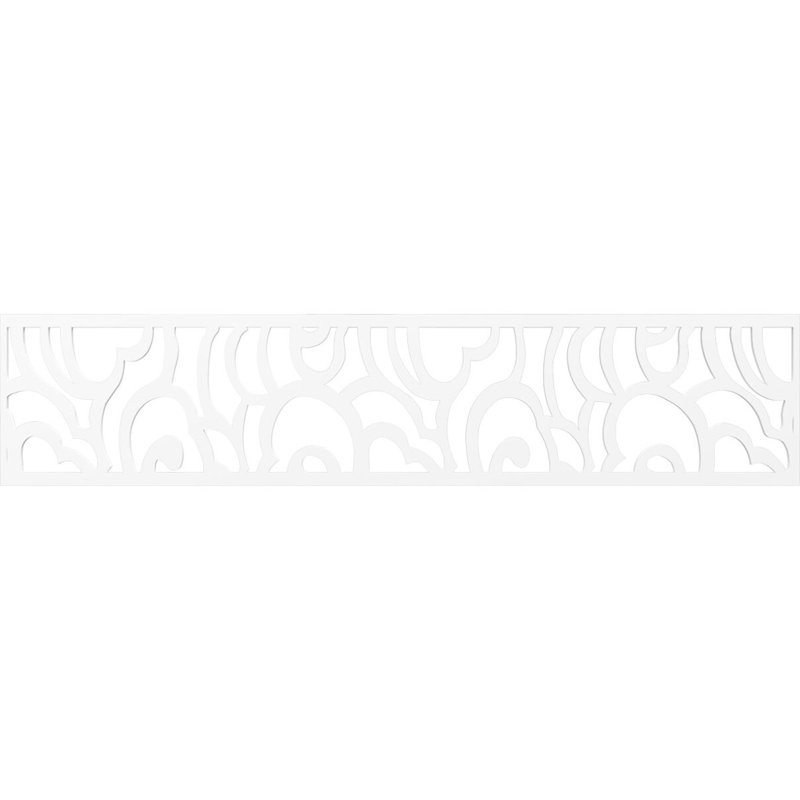 Moulure de panneau Springfield, H 10 po x l 46,75 po x P 0,38 po, PVC de qualité architecturale
