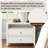29.9" W Wood Nightstand With Two Drawers-1852939196