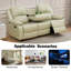 Canapé 3 places en cuir recyclé beige