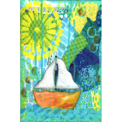 " Orange Boat " by Jill Lambert
