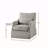 Skirted Swivel Chair