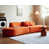 Velours orange sélectionné