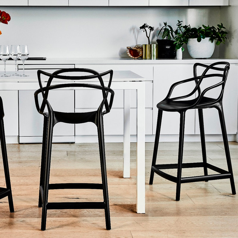 Bar à granules, Noir, Tabouret de bar (siège d'une hauteur de 26 po)
