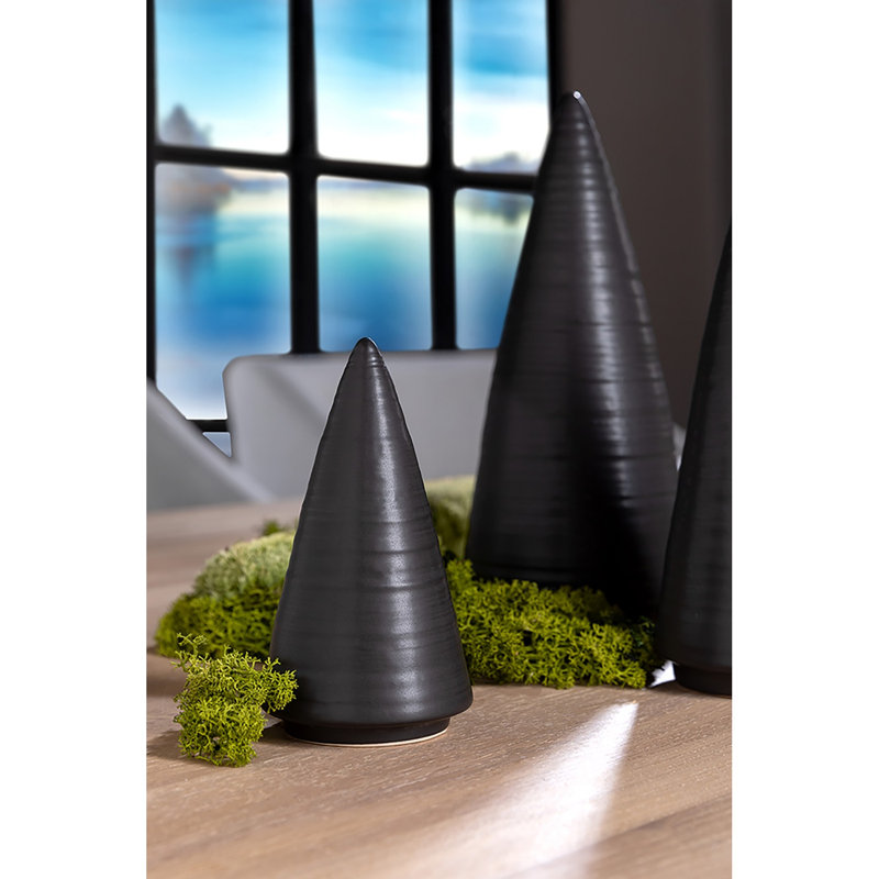 Arbre de décoration Mandy, H 2,56 po x l 5,04 po x P 2,56 po, Noir