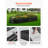 Metal Raised Garden Bed, 8 x 2 x 1 ft Oval Outdoor Galvanized Planter Garden Box, Open Bottom Design, Large Planter Raised Bed for Growing Vegetables, Flowers, Herbs, and Succulents, Dark Gray