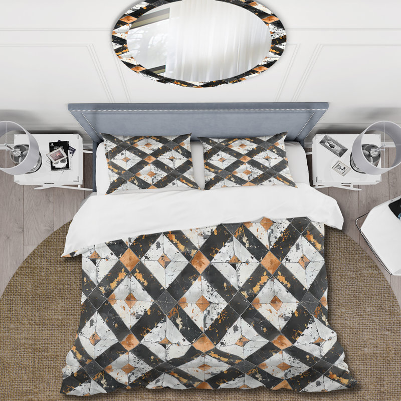 Ensemble de housse de couette Farmhouse II, Housse de couette simple + 2 taies décoratives st