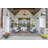 Kivett Distresed Medallions Navy and Sand Indoor Outdoor Machine Washable Area Rug-380963705