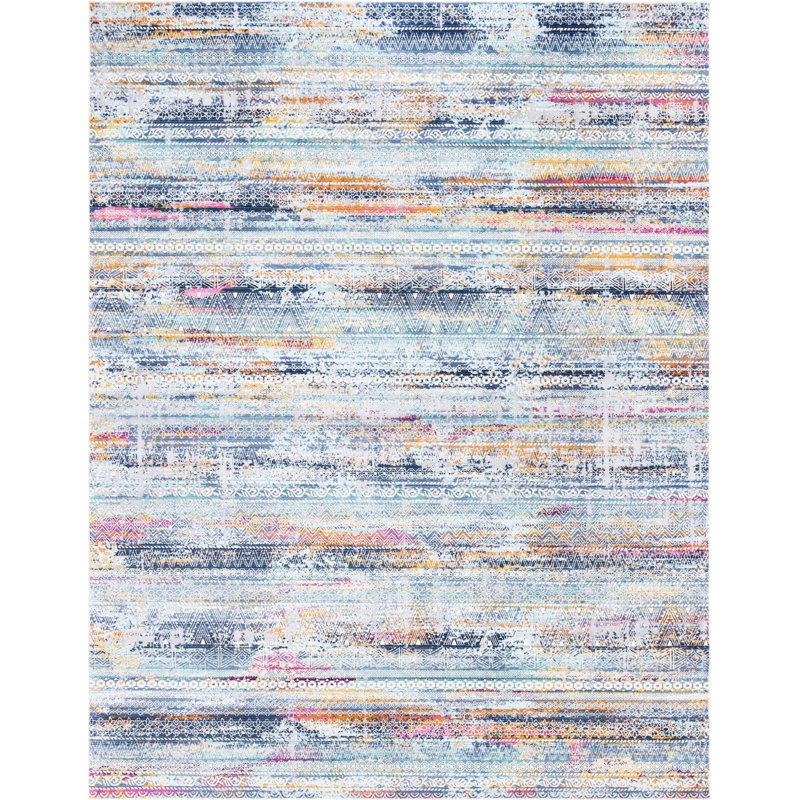 Geometric Indoor Rug, Rectangle 9' x 12'