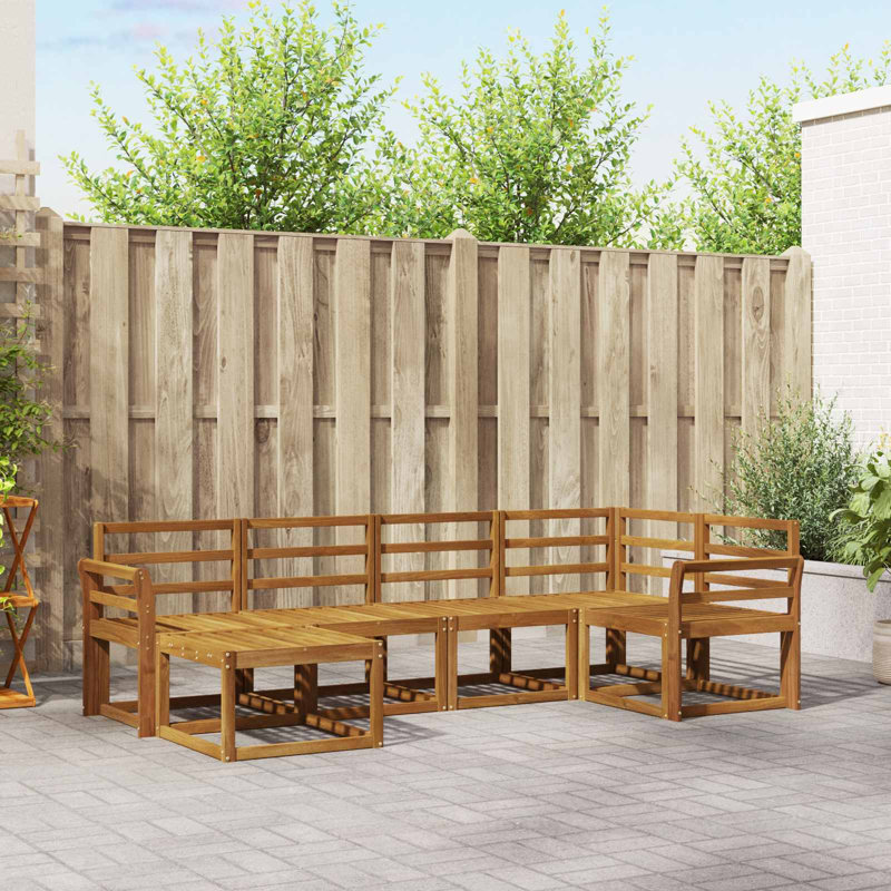 253cm Wide Patio Sectional Set
