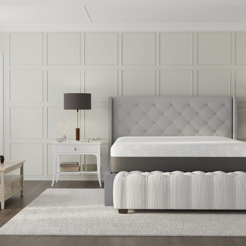 Matelas moelleux de 12 po Pur Chill avec tissu rafraîchissant à changement de phase, Lit simple