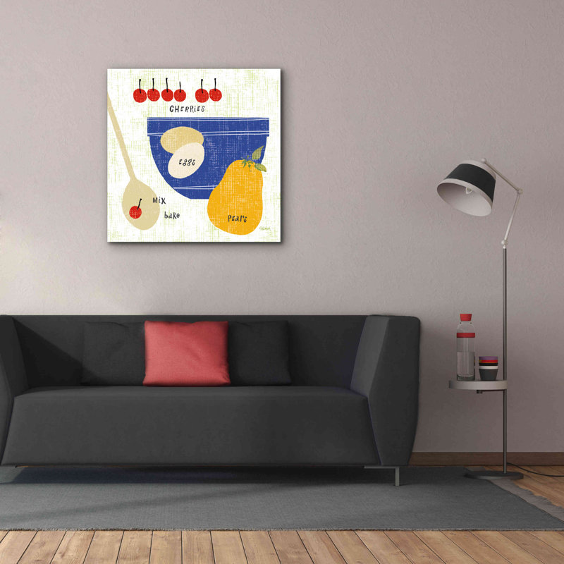 "Bake It I" par Sue Schlabach, Gicl Red Barrel Studio "Bake It I" par Sue Schlabach, art giclée sur toile, L 37 po x H 37 po