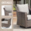 Chaises de patio d'extérieur en rotin avec coussins Tya-1192263203