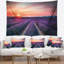 Tapisserie «Landscape Endless Rows» de lavande-28509402