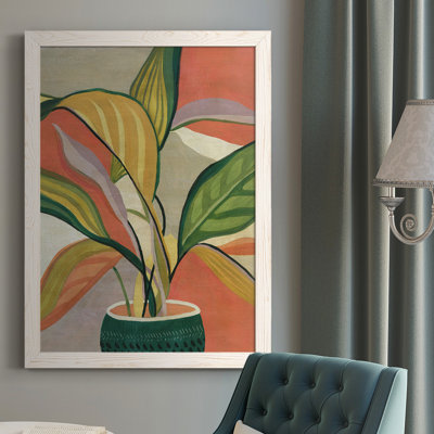 Oiseau du paradis en pot - Peinture sur toile