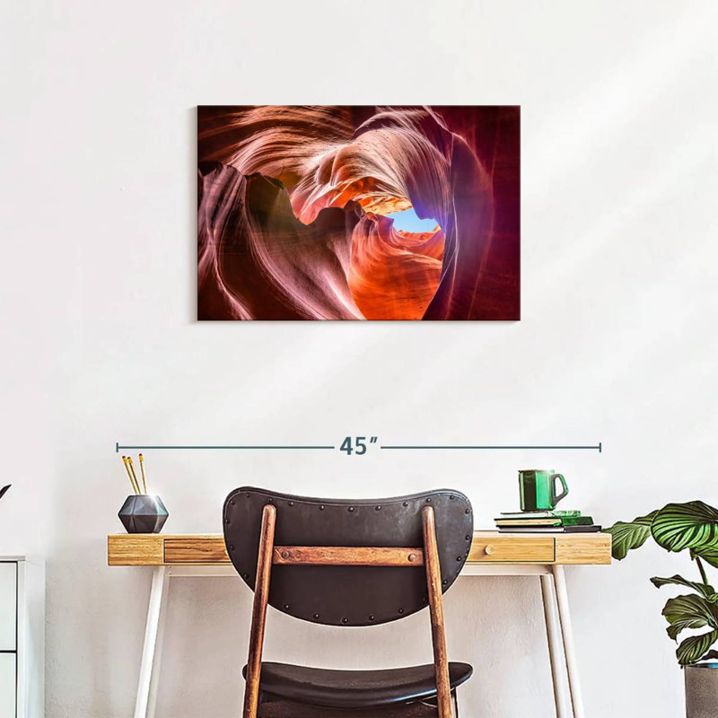 Alvord tourbillon supérieur Antelope Canyon, H 20 po x l 30 po