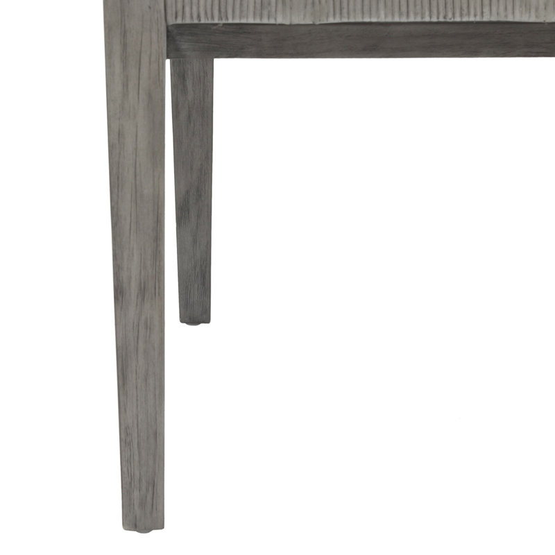 Chaise en rotin et acajou Marzel
