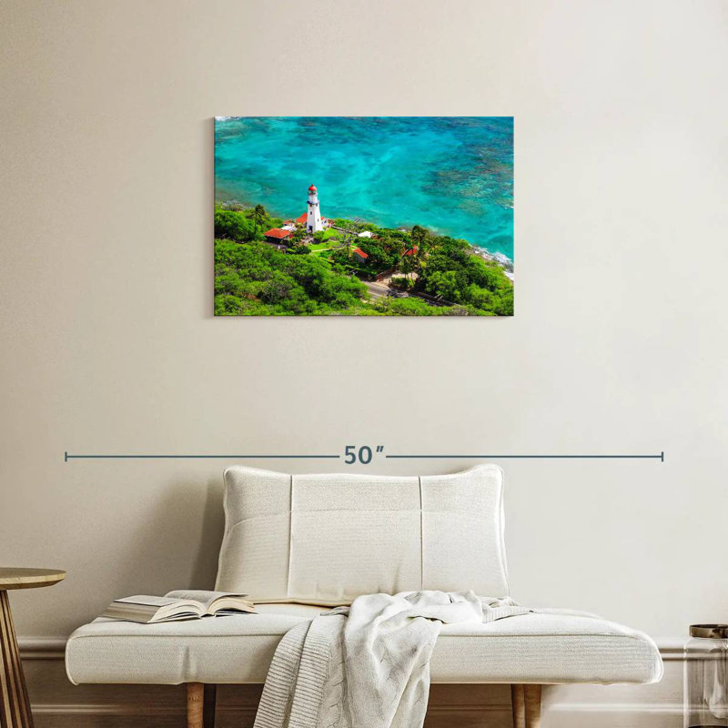 Diamond head lighthouse Aletra, H 20 po x l 30 po