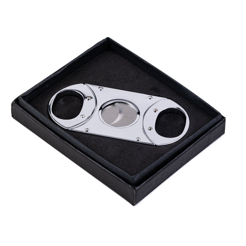 Accessoire pour fumer le coupe-cigare Johnston, Chrome/Argenté