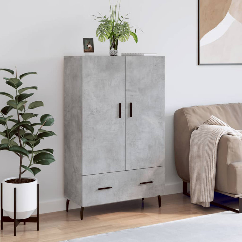 Magalis 69.5cm Sideboard, Concrete Oak