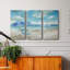 Serene Morning - 3 pièces, peinture sur toile tendue-419985529