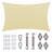 Amgo Customize Rectangle Shade Sail - 200 GSM, 95% UV Blockage with Hardware Kit-107438327-107438307