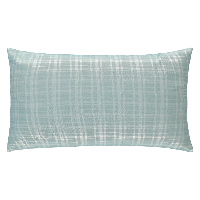 Housse de coussin rectangulaire, bleu