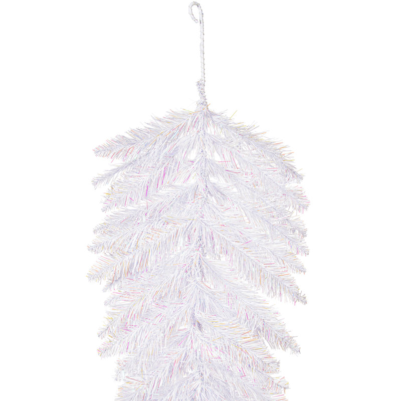 Sparkle White Spruce 108'' in. Faux Pine Garland