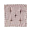 Coussin de sol carré en poly chenille