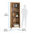 Dover Edge 5-Shelf Bookcase-886899471