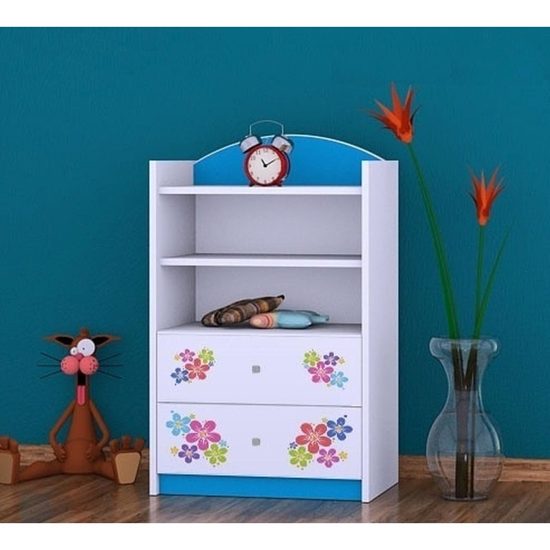 Greta 96cm H X 60cm W Kids Cube, Blue