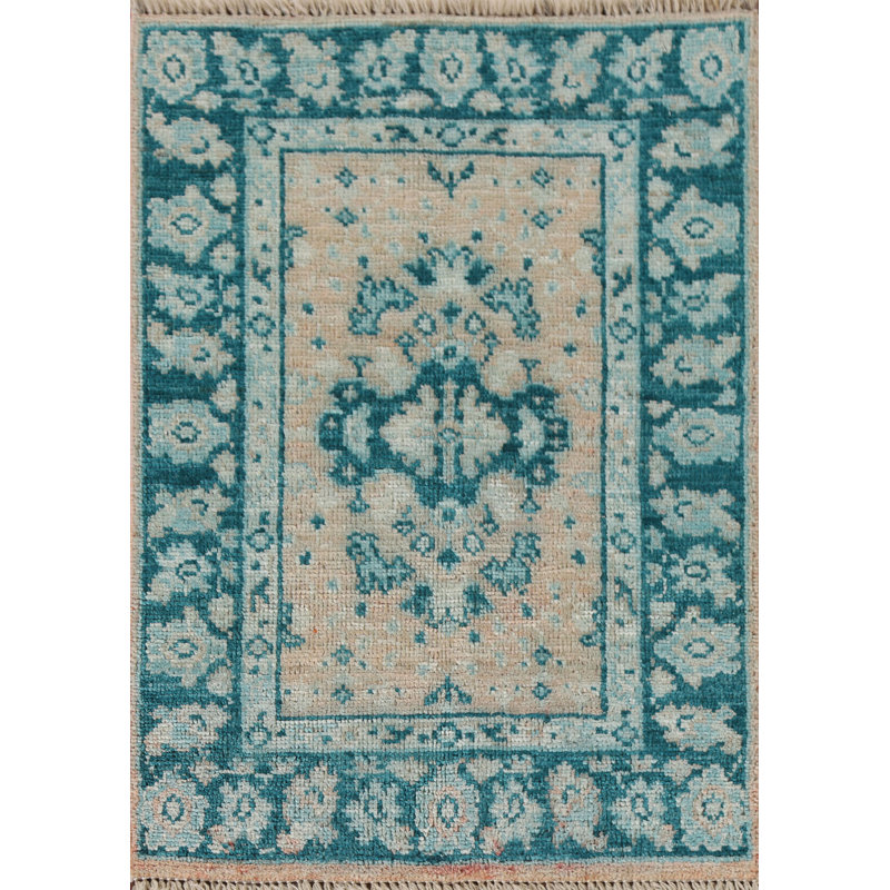 Tapis décoratif teint à la main Oushak 2x3